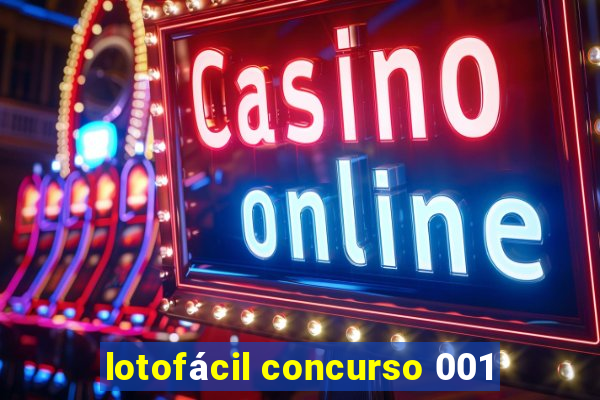 lotofácil concurso 001